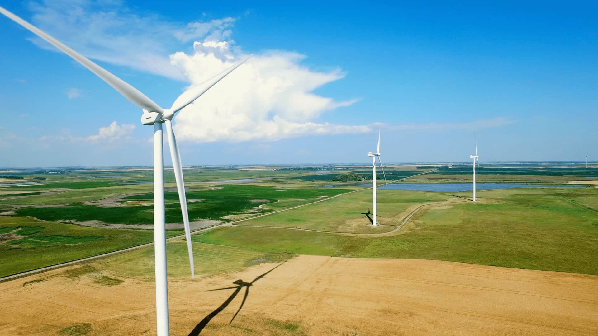 Prairie Rose aerial wind turbines