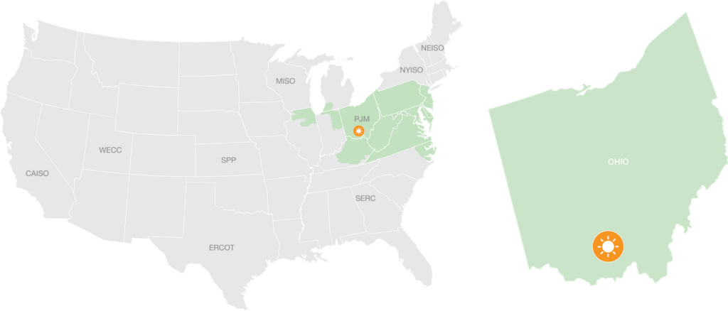 Fayette Solar Map
